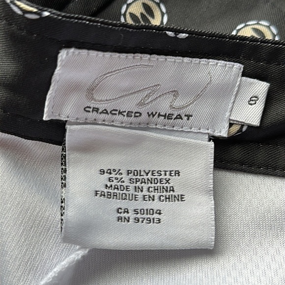 Cracked Wheat Black/Gold/White Skorts - Picture 5 of 7